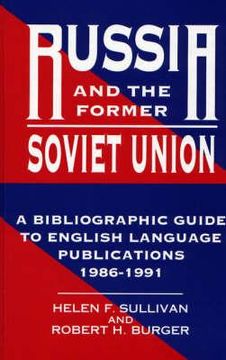 portada russia and the former soviet union: : a bibliographic guide to english language publications, 1986-1991 (en Inglés)