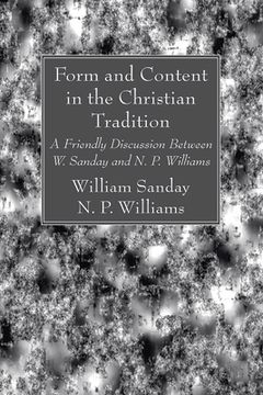 portada Form and Content in the Christian Tradition
