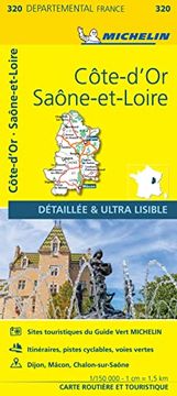 portada Cote-D'or Saone-Et-Loire - Michelin Local map 320: Map (Michelin Dã©Partemental France, 320)