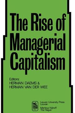 portada the rise of managerial capitalism (en Inglés)