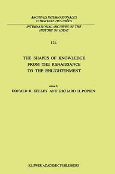 portada the shapes of knowledge from the renaissance to the enlightenment (in English)