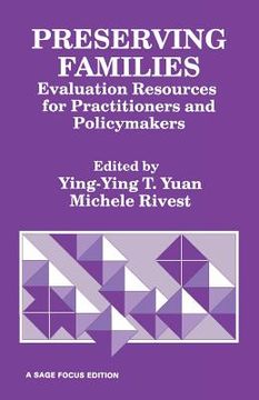 portada preserving families: evaluation resources for practitioners and policymakers (en Inglés)