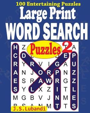 portada Large Print WORD SEARCH Puzzles 2 (en Inglés)