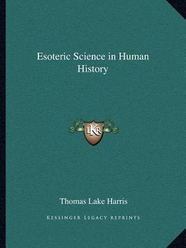 portada esoteric science in human history (in English)