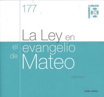 portada La Ley en el evangelio de Mateo. Cuaderno Bíblico 177 (in Spanish)