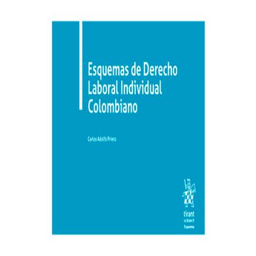 portada Esquemas de derecho laboral individual colombiano (in Spanish)