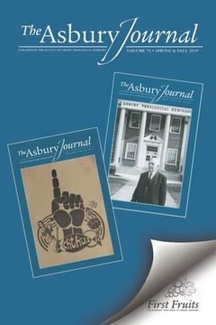 portada The Asbury Journal: Spring and Fall 2020, Vol 75 (in English)