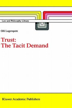 portada trust: the tacit demand (en Inglés)