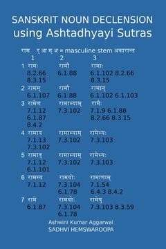 portada Sanskrit Noun declension using Ashtadhyayi Sutras (en Inglés)