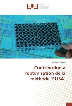 portada Contribution à l'optimisation de la méthode "ELISA" (French Edition)