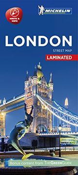 portada Michelin London City Map - Laminated (Michelin Write & Wipe)