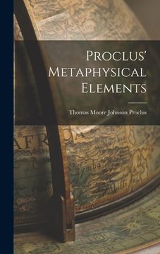 portada Proclus' Metaphysical Elements (en Inglés)