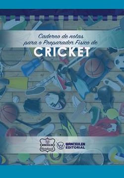 portada Caderno de notas para o Preparador Físico de Cricket