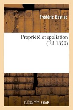 portada Propriete Et Spoliation (Sciences Sociales) (French Edition)
