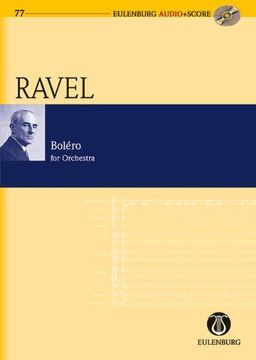 portada Bolero (study Score) - Ravel