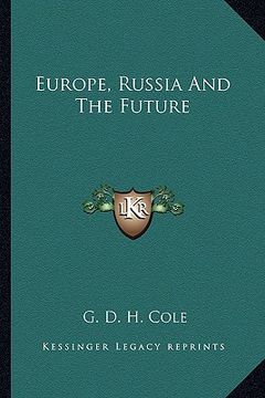 portada europe, russia and the future