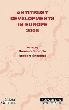 portada antitrust developments in europe 2006 (en Inglés)