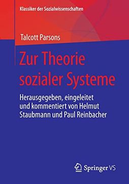 portada Zur Theorie Sozialer Systeme (en Alemán)