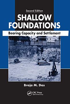 portada Shallow Foundations: Bearing Capacity and Settlement, Second Edition (en Inglés)