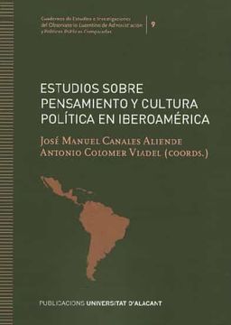 portada Estudios Sobre Pensamiento y Cultura Politica en Iberoamerica