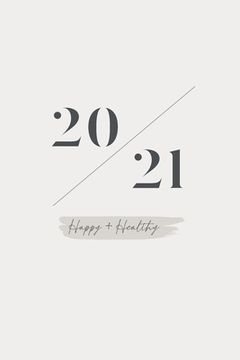 portada Happy + Healthy 2021 Planner (en Inglés)