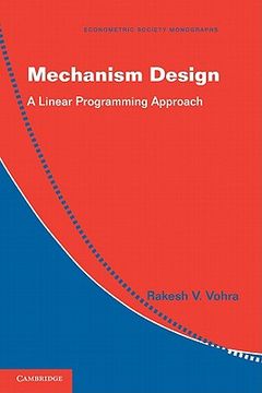 portada Mechanism Design Hardback (Econometric Society Monographs) (in English)