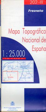 portada mapa topográfico nacional de españa. escala 1:25.000. 202-iii. fresneña.