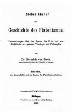 portada Sieben Bücher zur Geschichte des Platonismus (in German)