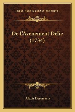 portada De L'Avenement Delie (1734) (en Francés)