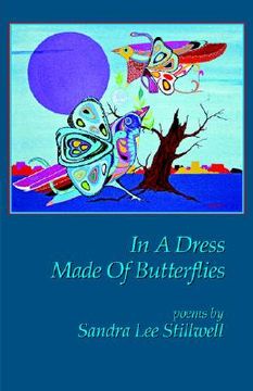 portada in a dress made of butterflies