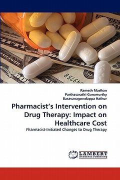 portada pharmacist's intervention on drug therapy: impact on healthcare cost