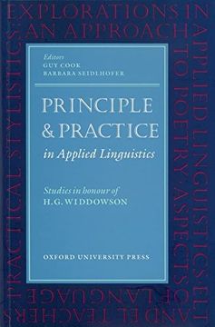 portada Principle and Practice in Applied Linguistics: Studies in Honour of H. G. Widdowson (Oxford Applied Linguistics) (en Inglés)