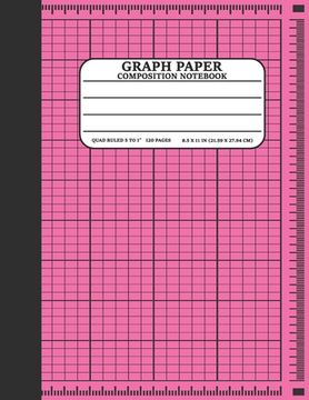 portada Graph Paper Composition Notebook: Math and Science Lover Pink Graph Paper Cover Notebook (Quad Ruled 5 squares per inch, 120 pages) Birthday Gifts For (en Inglés)