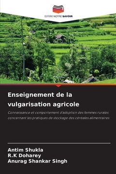 portada Enseignement de la vulgarisation agricole (en Francés)