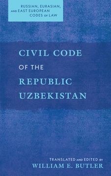 portada Civil Code of the Republic Uzbekistan (en Inglés)