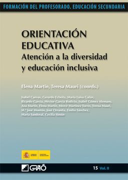 portada Orientación Educativa. Atención a la Diversidad y Educación Inclusiva: 152 (Formacion Profesorado-E. Secun. ) (in Spanish)