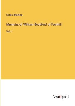 portada Memoirs of William Beckford of Fonthill: Vol. I