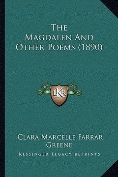 portada the magdalen and other poems (1890) (en Inglés)