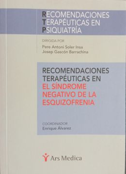 portada Recomendaciones Terapéuticas en el Síndrome Negativo de la Esquizofrenia (in Spanish)