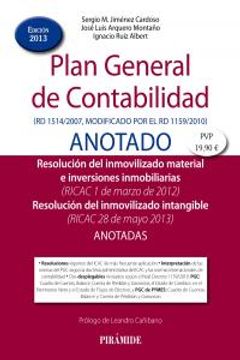 portada Plan General De Contabilidad Anotado (in Spanish)