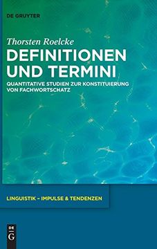 portada Definitionen und Termini: Quantitative Studien zur Konstituierung von Fachwortschatz (in German)