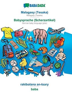 portada Babadada, Malagasy (Tesaka) - Babysprache (Scherzartikel), Rakibolana An-Tsary - Baba: Malagasy (Tesaka) - German Baby Language (Joke), Visual Dictionary (in Malgache)