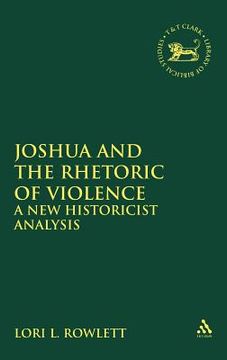 portada Joshua and the Rhetoric of Violence (en Inglés)
