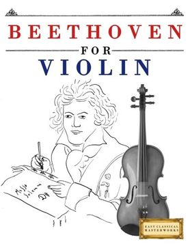 portada Beethoven for Violin: 10 Easy Themes for Violin Beginner Book