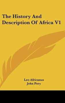 portada the history and description of africa v1 (en Inglés)