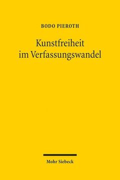 portada Kunstfreiheit Im Verfassungswandel (en Alemán)