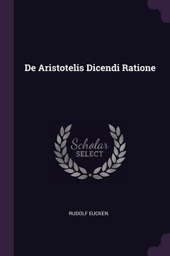 portada De Aristotelis Dicendi Ratione (en Inglés)