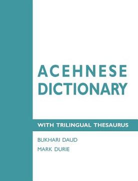 portada acehnese dictionary with trilingual thesaurus