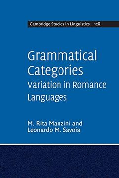 portada Grammatical Categories (Cambridge Studies in Linguistics) (en Inglés)