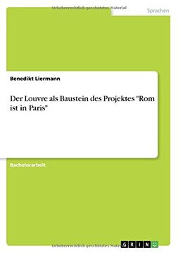 portada Der Louvre ALS Baustein Des Projektes -ROM Ist in Paris- (German Edition)